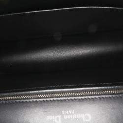 Dior Black Medium Lambskin Sequin Diorama Flap Shoulder Bag
