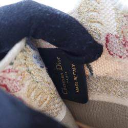 Dior Mini Canvas Hibiscus Book Tote