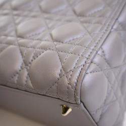 Dior Lady Dior Medium Lambskin Tote Bag