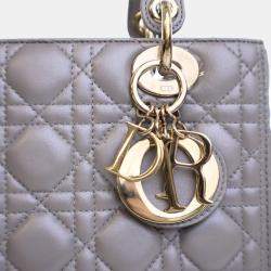 Dior Lady Dior Medium Lambskin Tote Bag