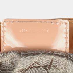 Dior Brown Medium Patent Cannage Lady Dior