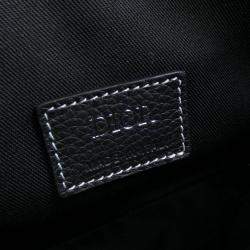 Christian Dior Saddle Black Leather Handbag

