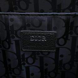Dior Black Leather Tote Bag