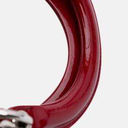 Dior Red Medium Patent Cannage Lady Dior