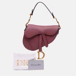 Dior Pink Mini Goatskin Saddle Bag