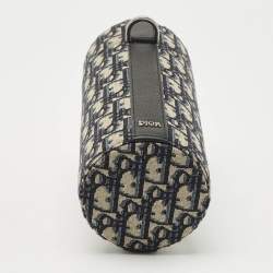 Dior Oblique Canvas and Leather Vertical Roller Messenger Bag