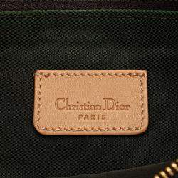 Dior Brown Mini Diorissimo Canvas Saddle Pochette