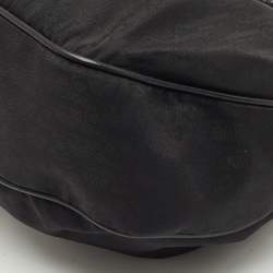 Dior Black Diorissimo Nylon Lovely Hobo