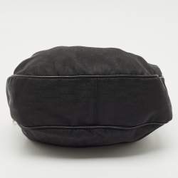 Dior Black Diorissimo Nylon Lovely Hobo