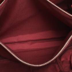 Dior Red Cannage Patent Leather Large Soft Lady Dior Shopper Tote