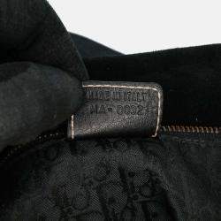 Dior Black Leather Baudrier Saddle Bag