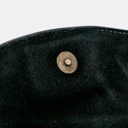 Dior Black Leather Baudrier Saddle Bag