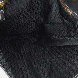 Dior Black Leather Baudrier Saddle Bag