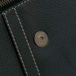 Dior Black Leather Baudrier Saddle Bag
