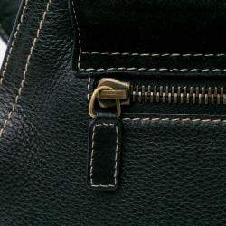 Dior Black Leather Baudrier Saddle Bag