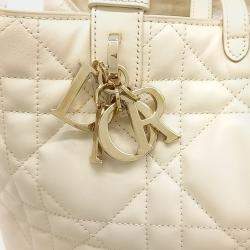 Dior Beige Leather Toujours Medium bag