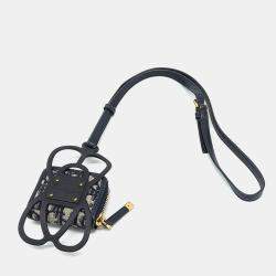 Dior Beige Navy Blue Canvas Oblique AirPod Case