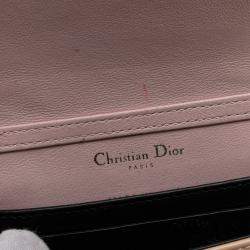 Dior Beige Baby Patent Microcannage Diorama Flap