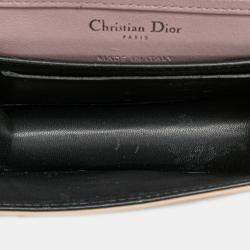 Dior Beige Baby Patent Microcannage Diorama Flap