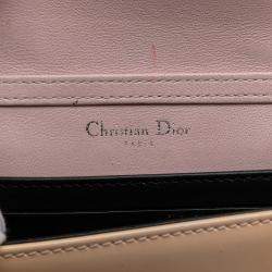 Dior Beige Baby Patent Microcannage Diorama Flap