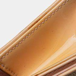 Dior Beige Baby Patent Microcannage Diorama Flap