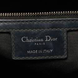 Dior Black Cannage Patent Leather Large Soft Lady Dior Shopping Tote