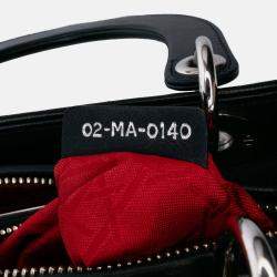 Dior Navy Blue Limited Edition Medium Lambskin Cannage Lady Dior