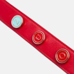 Dior Red Small Lambskin Cannage My ABCDior Lady Dior