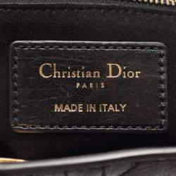 Dior Black Small Crinkled Patent Cannage My ABCDior Lady Dior
