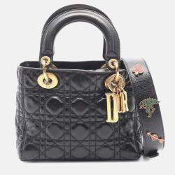 Dior Black Small Crinkled Patent Cannage My ABCDior Lady Dior
