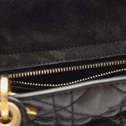 Dior Black Small Crinkled Patent Cannage My ABCDior Lady Dior