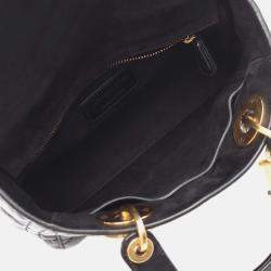 Dior Black Small Crinkled Patent Cannage My ABCDior Lady Dior
