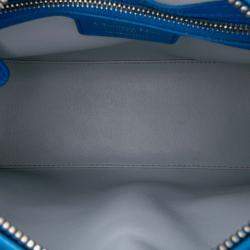 Dior Blue Medium Lambskin Cannage Lady Dior