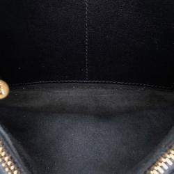 Dior Navy Blue Studded Denim Diorama Wallet on Chain