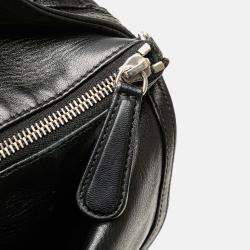 Dior Black Large Lambskin Cannage Polochon Granville Satchel