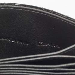 Dior Black Cannage Patent Leather Lady Dior 5 Gusset Card Case 