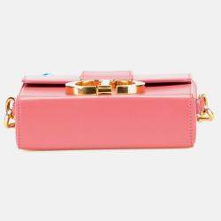 Dior Pink Micro Smooth Calfskin 30 Montaigne Flap