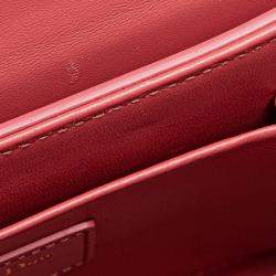Dior Pink Micro Smooth Calfskin 30 Montaigne Flap