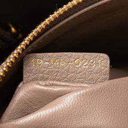 Dior Beige Medium Grained Calfskin Saint Honore Bag