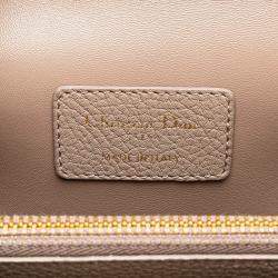 Dior Beige Medium Grained Calfskin Saint Honore Bag
