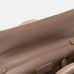 Dior Beige Medium Grained Calfskin Saint Honore Bag