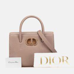 Dior Beige Medium Grained Calfskin Saint Honore Bag