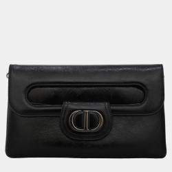 Dior Medium DiorDouble Chain Black Crossbody Bag