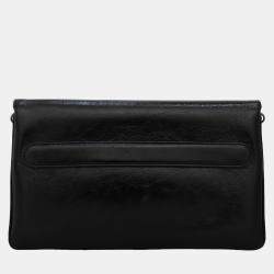 Dior Medium DiorDouble Chain Black Crossbody Bag