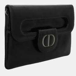 Dior Medium DiorDouble Chain Black Crossbody Bag