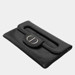 Dior Medium DiorDouble Chain Black Crossbody Bag