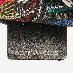 Dior Multicolor Butterfly Embroidered Canvas Large Book Tote