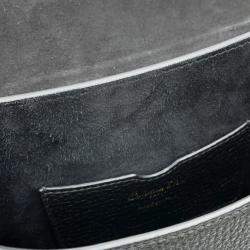 Dior Bobby Shoulder Bag Black Grained Calfleather Size Medium