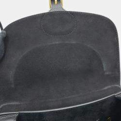 Dior Bobby Shoulder Bag Black Grained Calfleather Size Medium