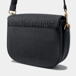 Dior Bobby Shoulder Bag Black Grained Calfleather Size Medium